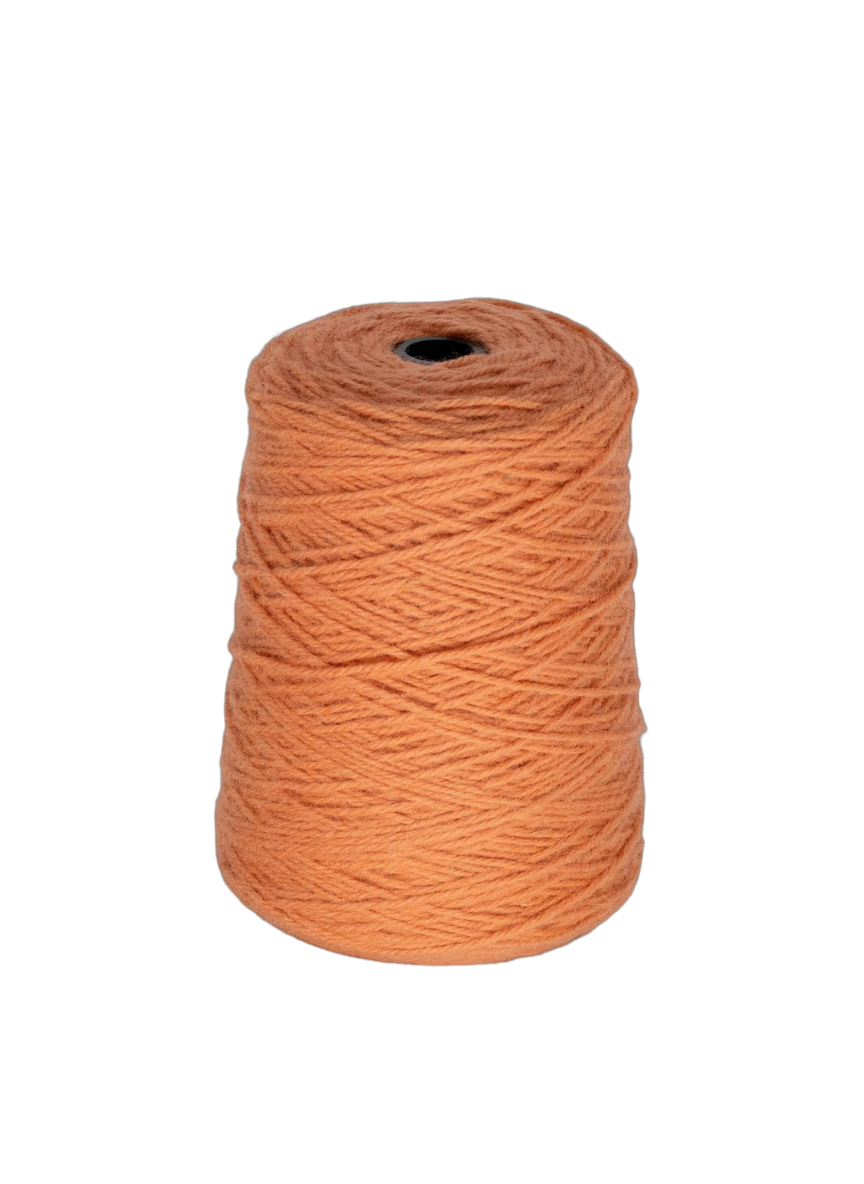 Peach Fuzz 100% Wool Tufting Yarn On Cone