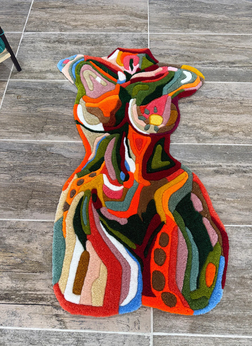 Female Figure Tufting Carpet